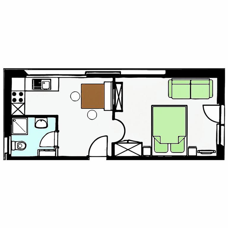 Apartment Alouette ザムナウン 部屋 写真